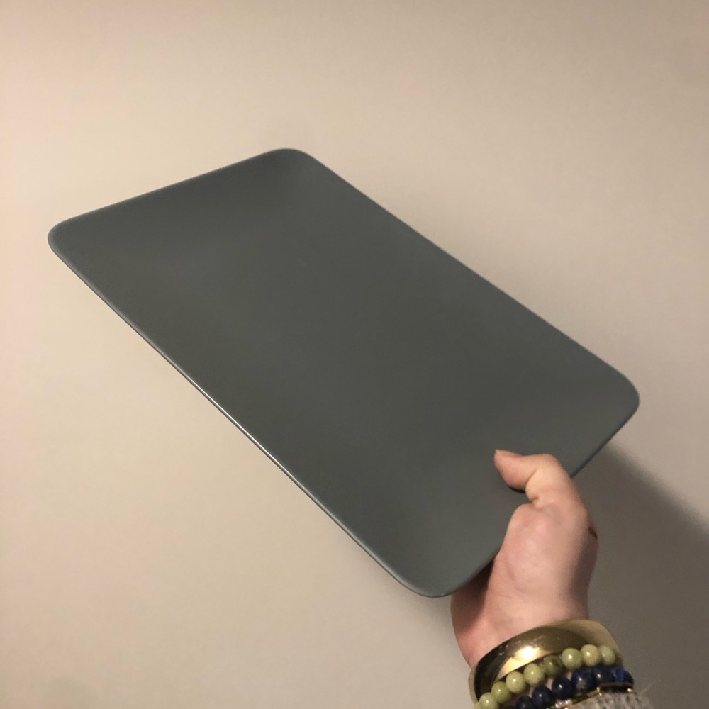 Sleek Slate Grey Ikea Tablet Dinner Plates